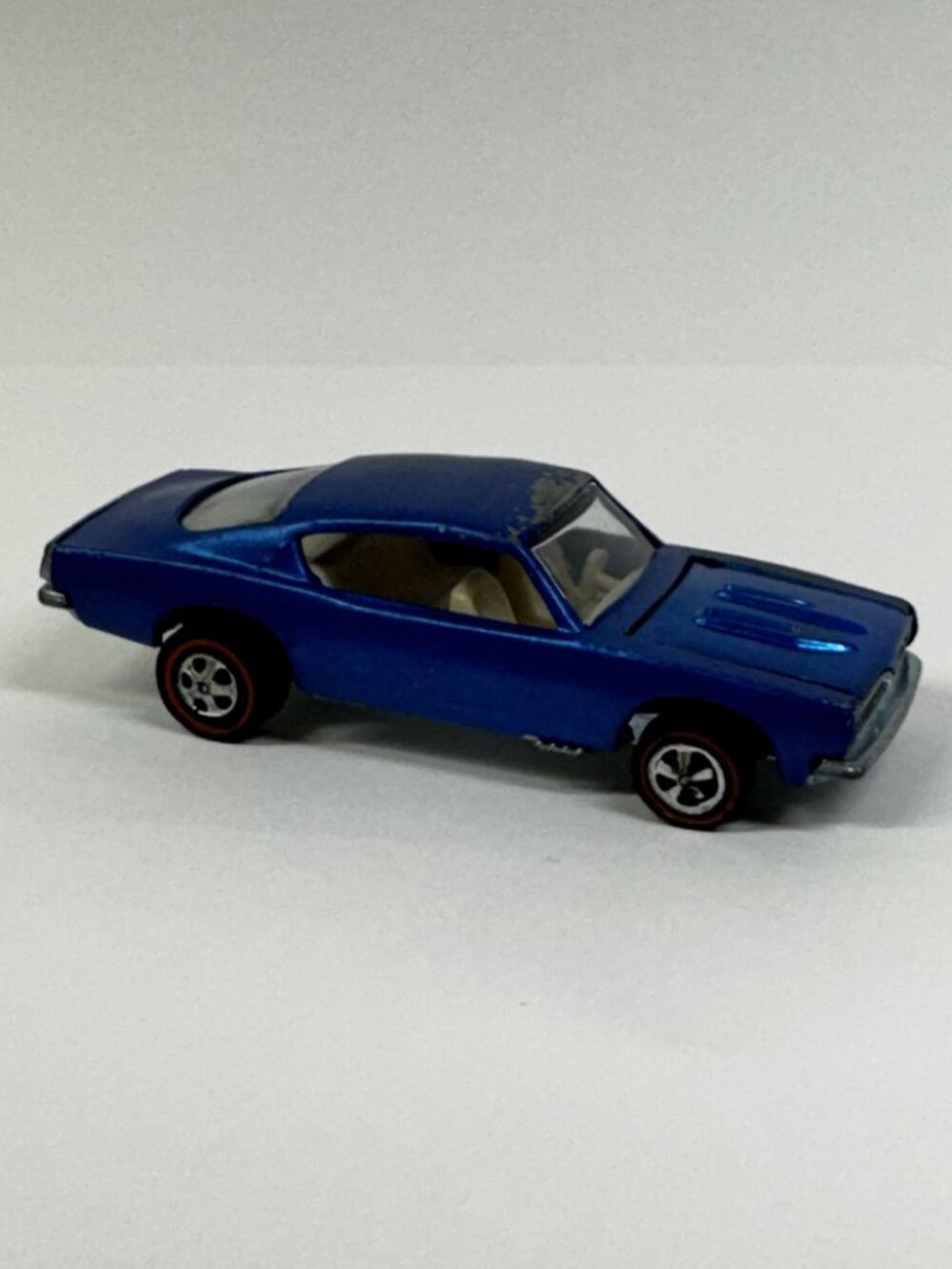 Hot Wheels Redline 1967 Custom Barracuda US Blue Original Casting USA